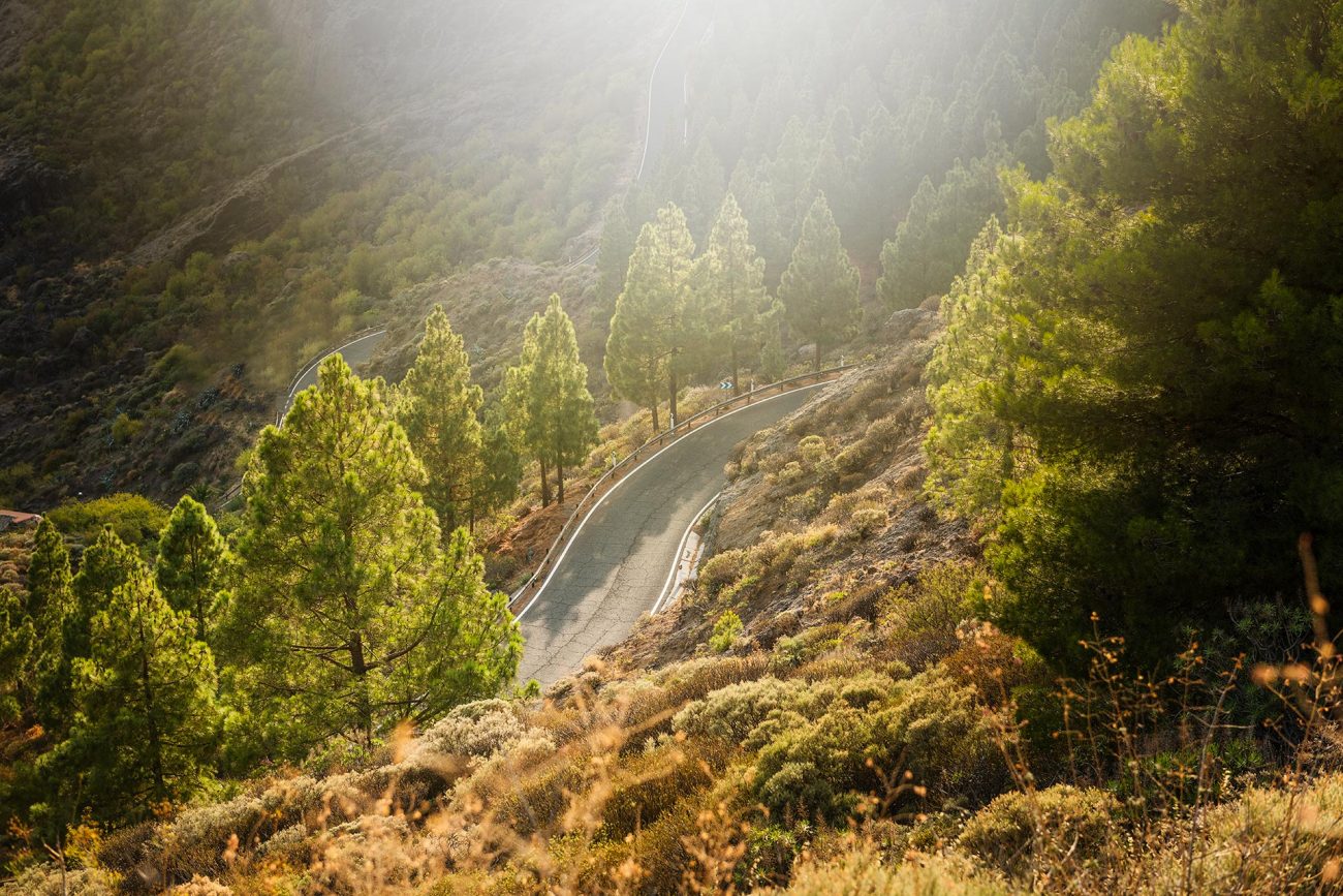 Gran Canaria automotive mountain road