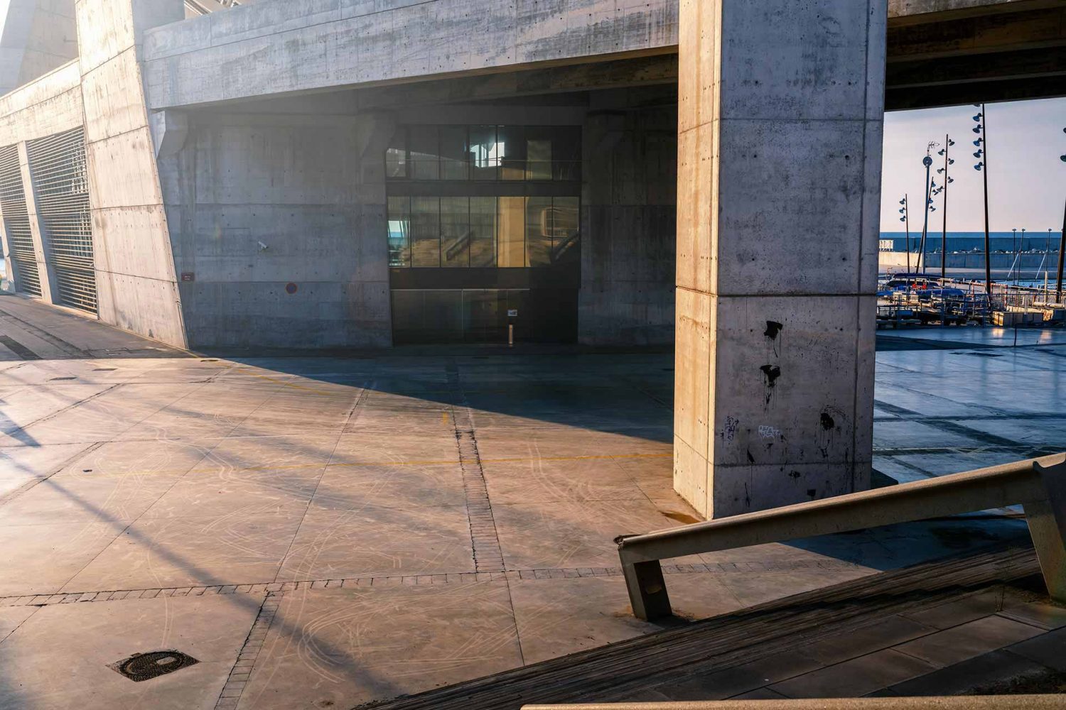 Barcelona modern Architecture CGI Background