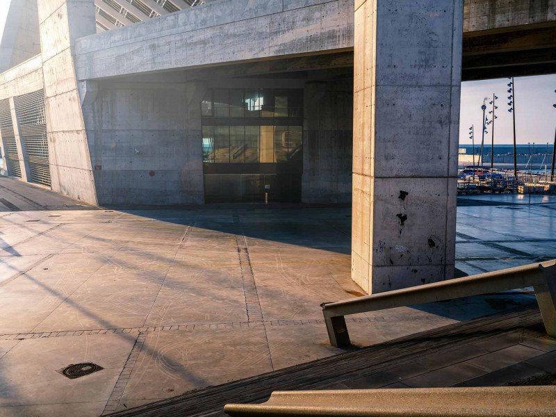 Barcelona modern Architecture CGI Background