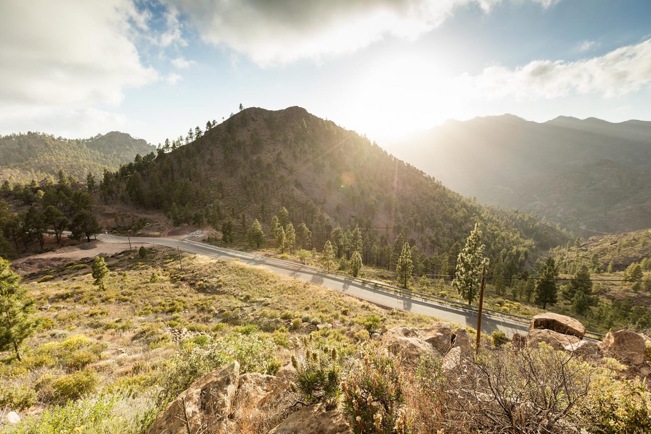 Gran Canaria CGI Backplate Mountain Road