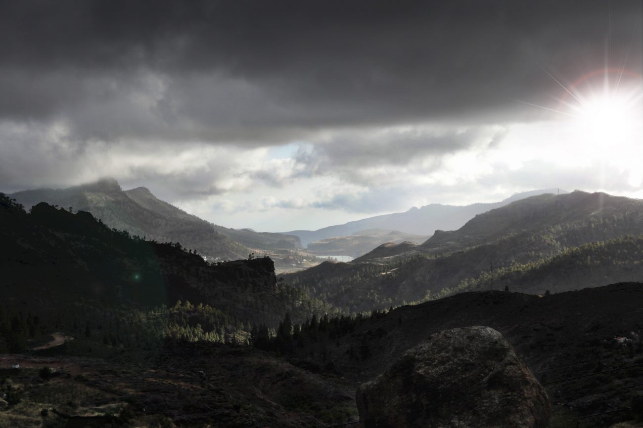 Awesome Canary Islands CGI Backplate