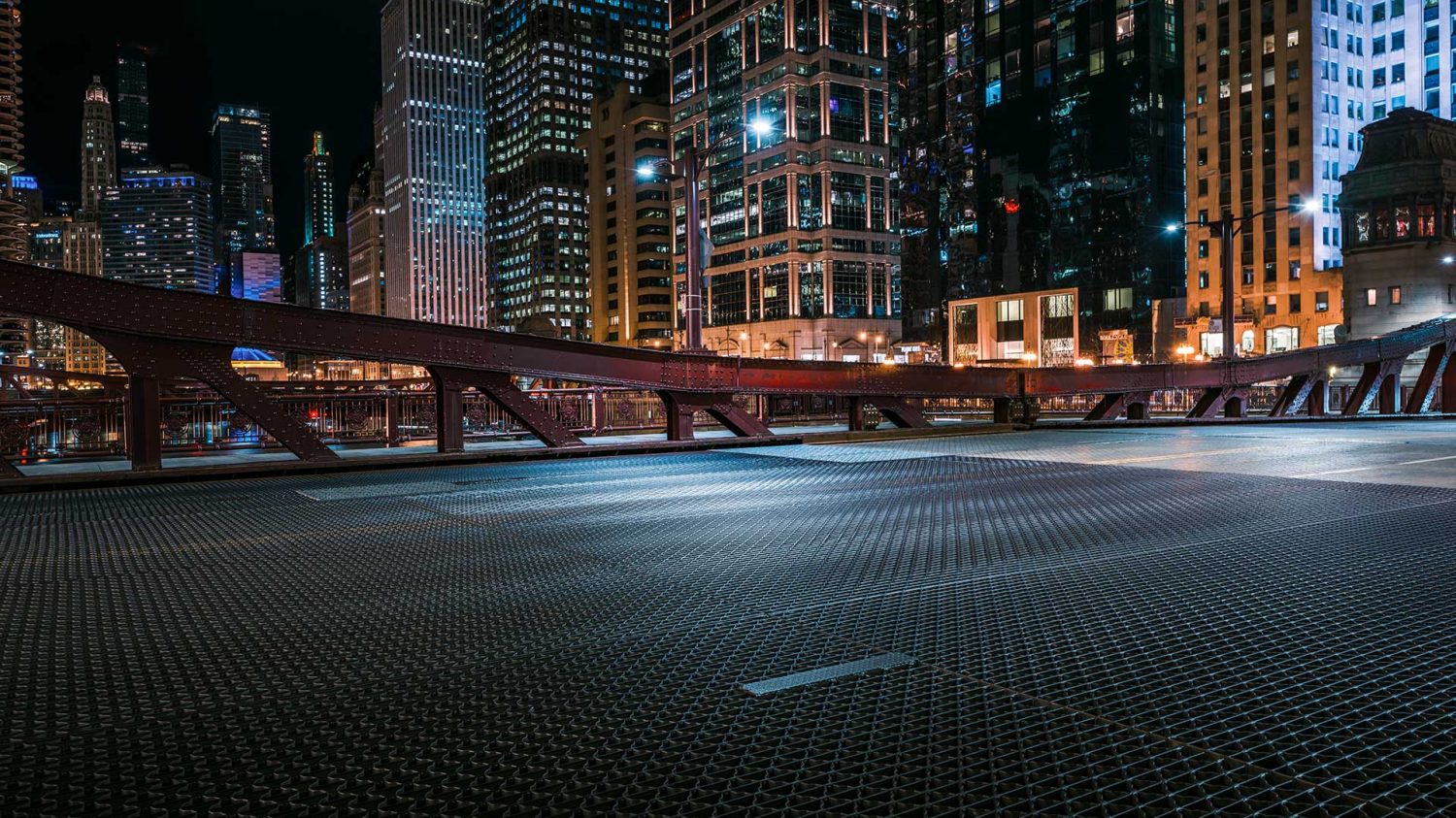 Chicago Skyline by night