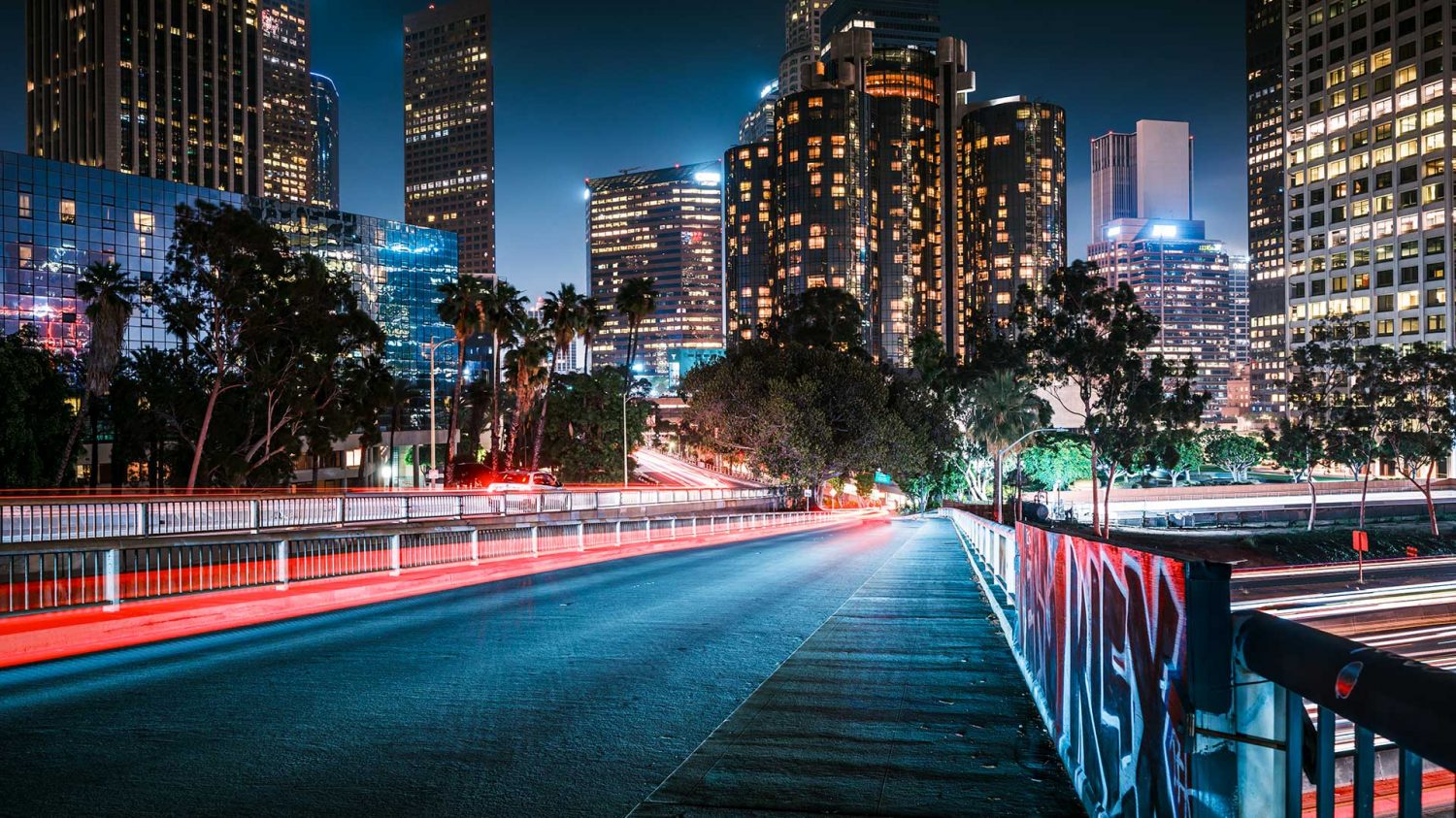 Los Angeles Skyline at Night