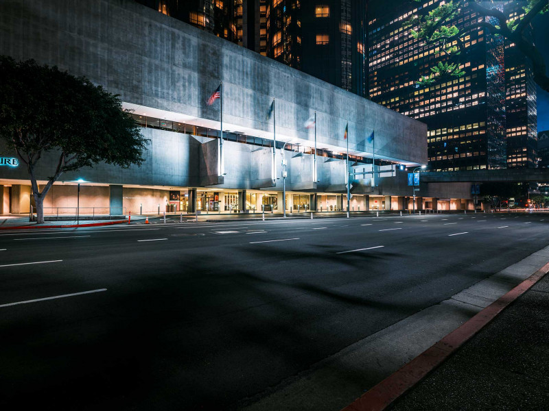 Los Angeles night HDR cityscape