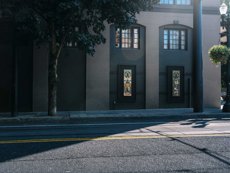 Portland Urban Cityscape  automotive CGI background