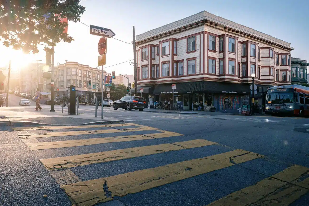 Urban Living in San Francisco car backplate